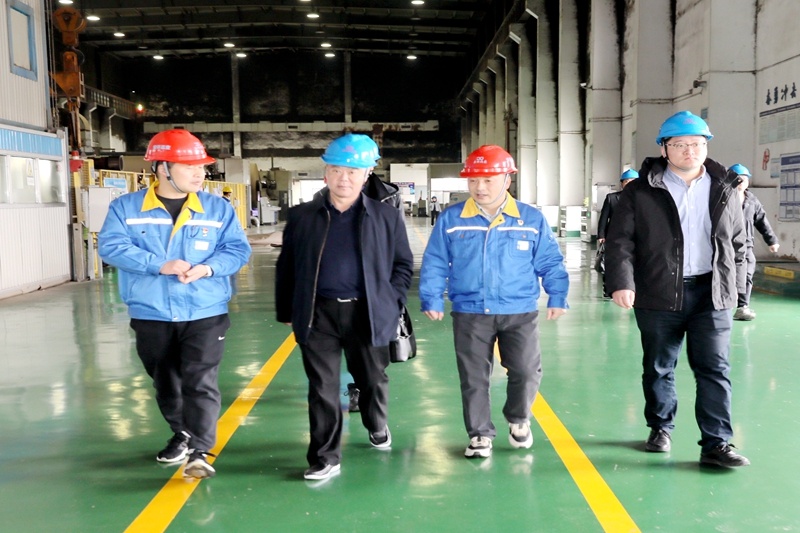 2024年 1月30日，浙江省經(jīng)信廳機(jī)關(guān)黨委二級巡視員孫自強(qiáng)蒞臨景興紙業(yè)開展歲末年初安全生產(chǎn)督導(dǎo)